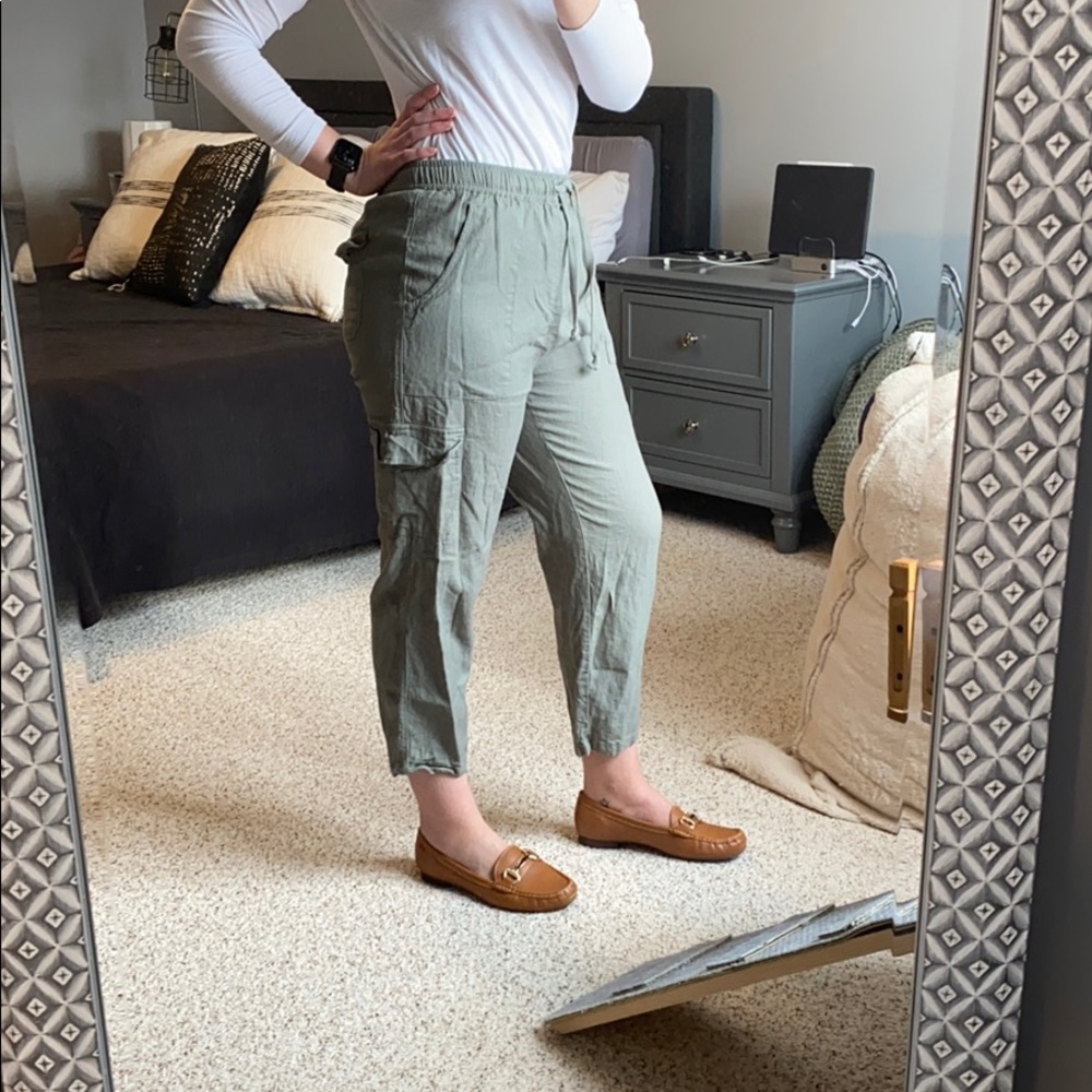 Olive Cargo Pants - VICI